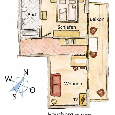 Gaestehaus Bergwinkl 雷特温克尔