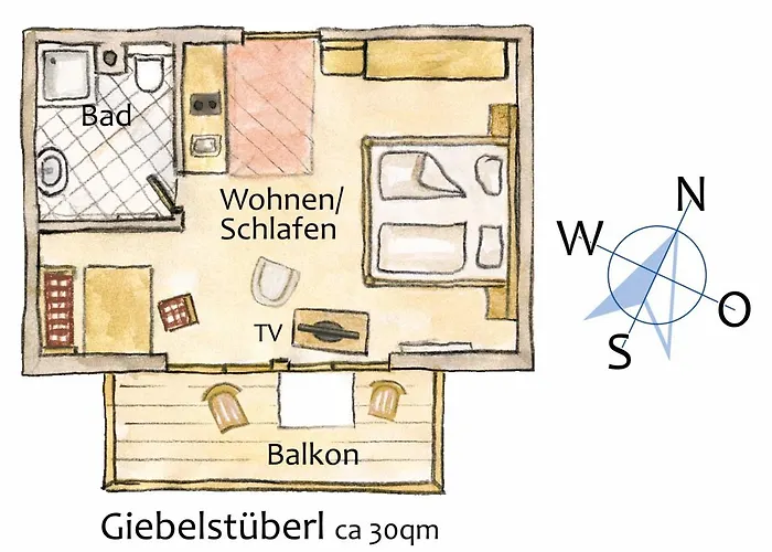Apartament Gaestehaus Bergwinkl