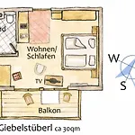 Апартаменты Gaestehaus Bergwinkl